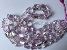 Pink Amethyst Faceted Nuggets